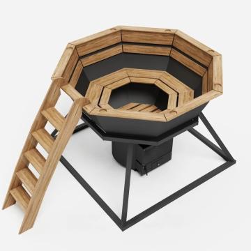 Спачан банный чан черный металл 1500мм  (рис.2)