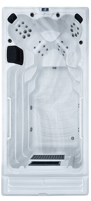 Плавательный СПА бассейн с ламельным противотоком Bigeer Каро